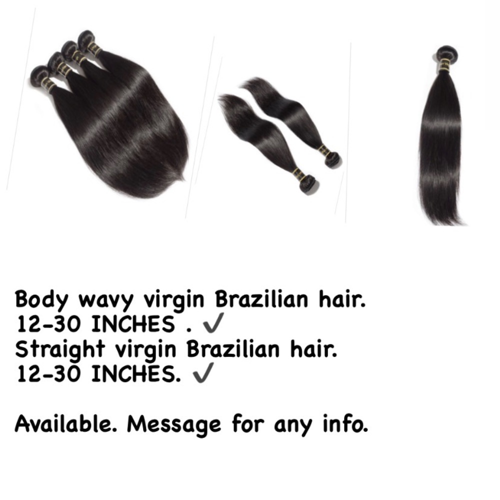 Virgin Brazilian hair!